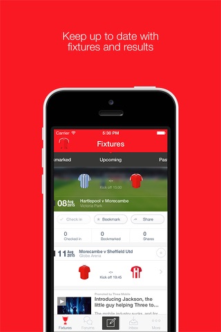 Fan App for Morecambe FC screenshot 3
