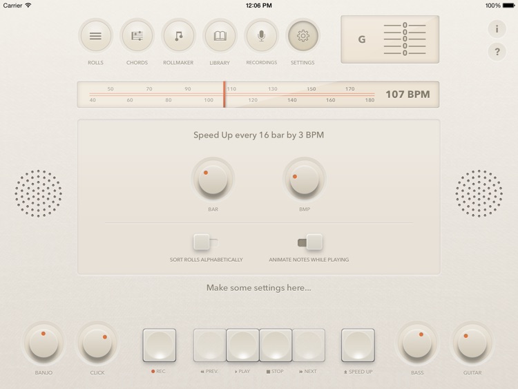 Banjo Rolls Trainer iPad screenshot-3