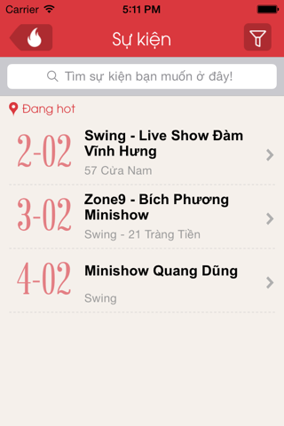 Sự Kiện screenshot 2