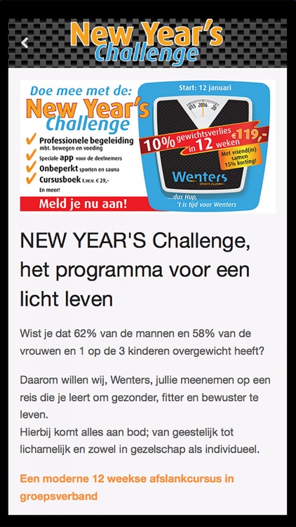 New Year's Challenge