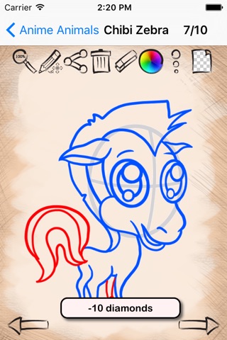 Drawing Ideas Happy Anime Animals screenshot 3