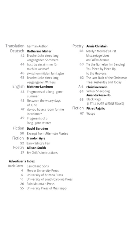 Fjords Review - Literature and Fine Art for the 21st Century Reader screenshot-3