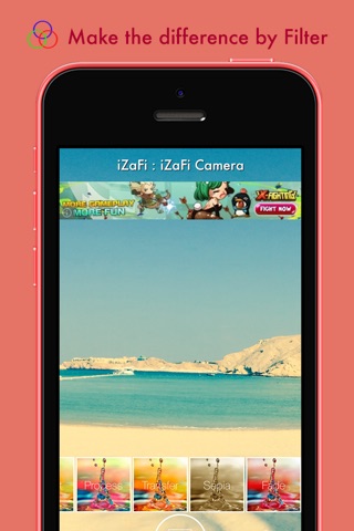 iZaFi : Selfy Camera screenshot 2