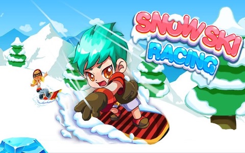 3D Ski Racing-Super Jumper Rush screenshot 3