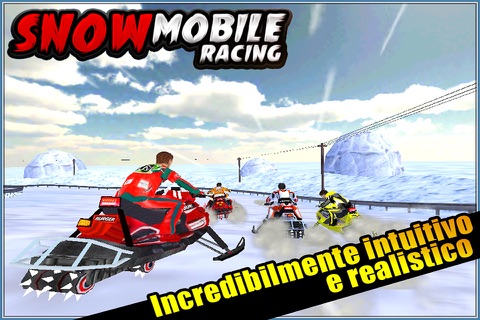 SnowMobile Racing 3D ( Action Race Game / Games ) screenshot 2