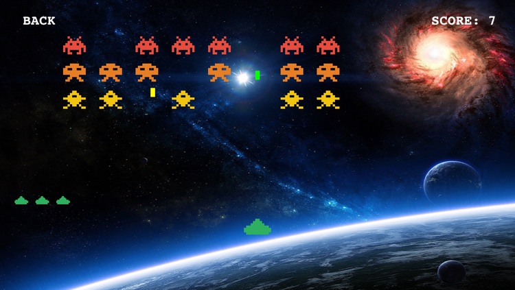 Arcade Defender : classic retro game with deep space shooting aliens screenshot-3