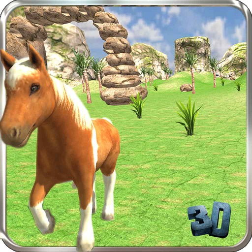 My Cute Pony Horse Simulator Ride : Experience Pony Horse Simulation in Ultimate 3D Mountains icon