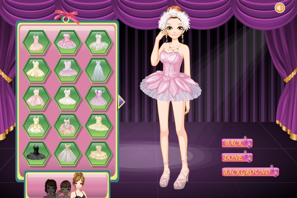 Ballerina Girls - Makeup game for girls who like to dress up beautiful  ballerina girls screenshot 3
