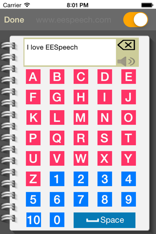 EESpeech Basic - AAC screenshot 3