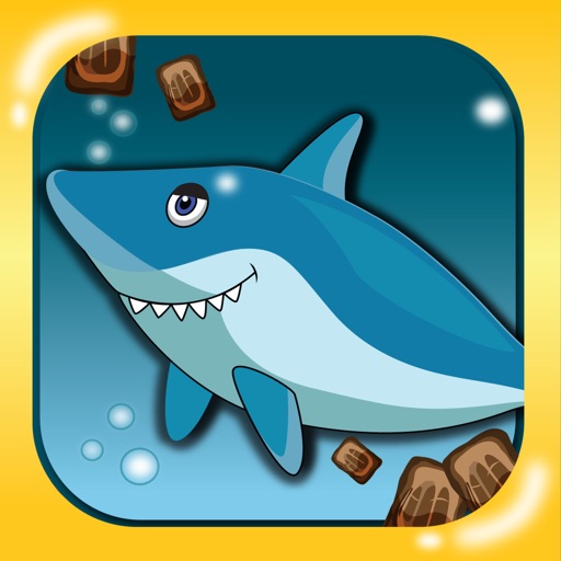 Mini Shark Attack - Avoid Great White and Eat Ocean Fish Simulator: FREE Arcade Game Icon