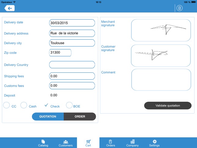 Sales-Kit - Order Taking, Catalogs and simple CRM for Sales (圖4)-速報App