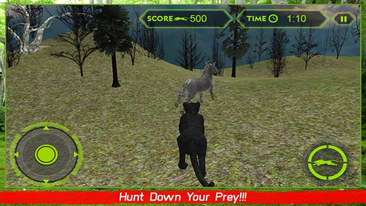 Wild Black Panther Attack Simulator 3D – Hunt the Zebra, Deer & Other Animal in Wildlife Safari