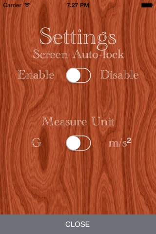 Accelerometer / Gravimeter screenshot 3