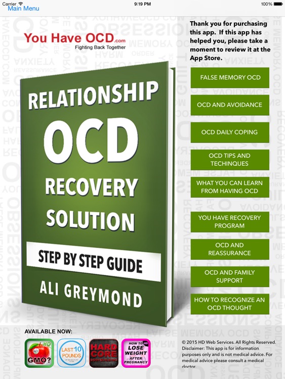 Relationship OCD Recovery HD screenshot-4