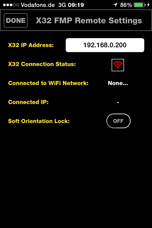 X32 FMP Remote screenshot 3