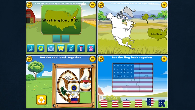 Amazing Countries - World Geography Educational Learning Games for Kids, Parents and Teachers！ screenshot-3