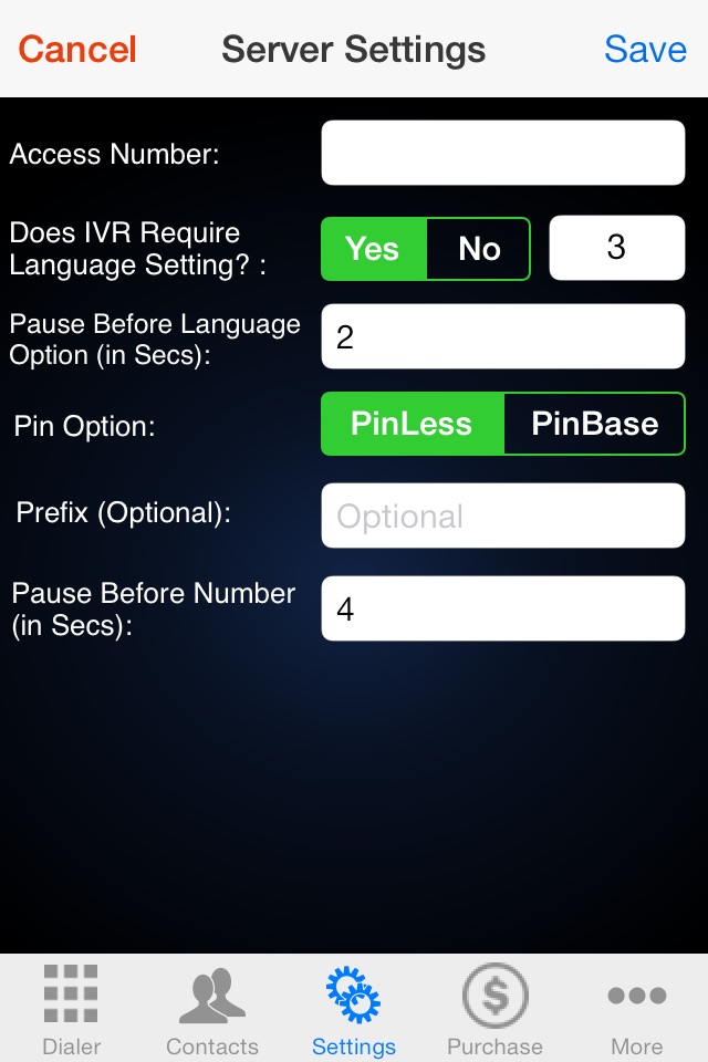 rDialer Calling Card  Dialer screenshot 3