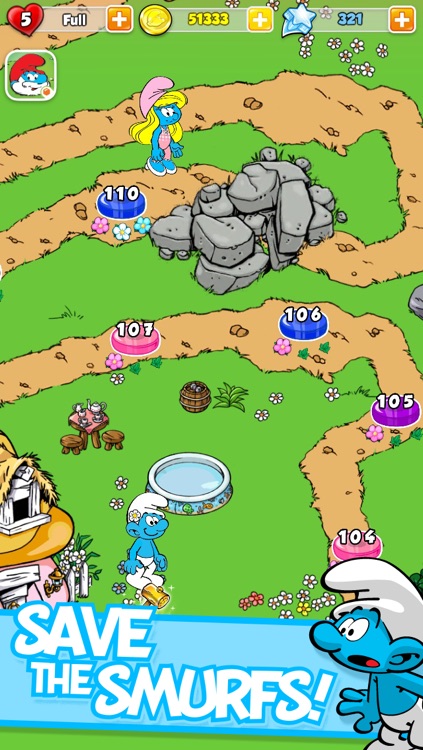 Smurfette's Magic Match