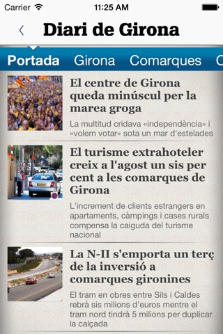 Diari de Girona screenshot 2