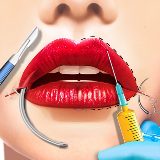 Lips Surgery Simulator - Surgeon Games For Girls icon