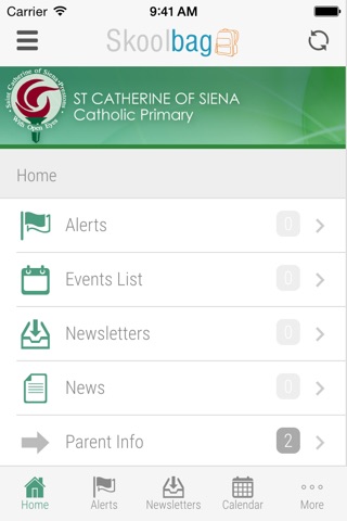 St Catherine of Siena Primary Prestons - Skoolbag screenshot 2