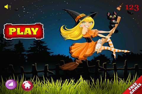 Pretty Witch Bounce - Magical Jumping Adventure screenshot 4