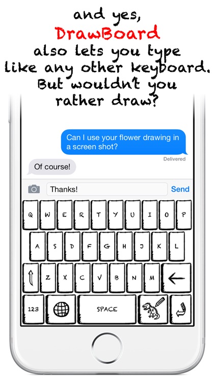 DrawBoard - Keyboard for Doodling! screenshot-3