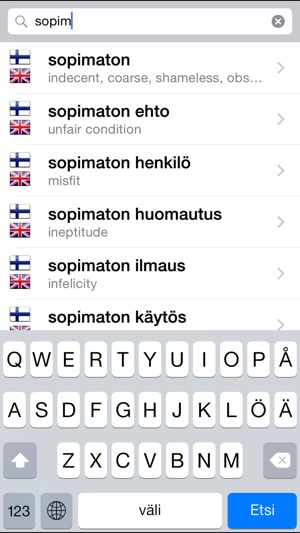 Suomi - englanti - suomi sanakirja(圖2)-速報App