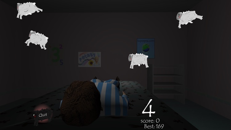 Sheep Sleep, A Hardcore Game Hell.. Learn to count sheep to help the boy deepen his dream.