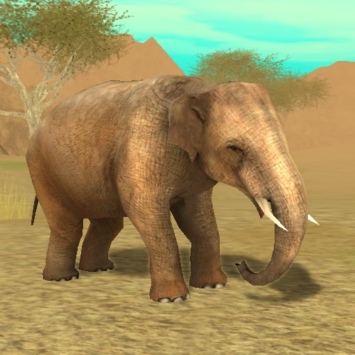 Wild Elephant Sim 3D icon