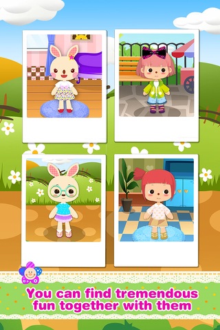 Face My Talking Bunny AA: Virtual Doll Makeover Salon Center - Kids Free Game screenshot 4