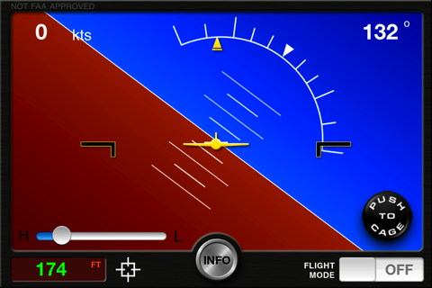 Airplane Gyroscope Attitude Indicator screenshot 2