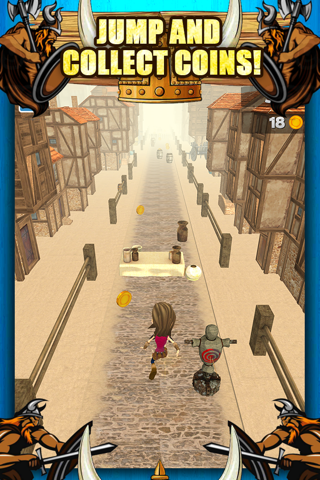 3D Viking Run Infinite Runner Game with Endless Racing by Parkour Fun Games FREE screenshot 3