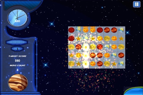 Space Star Blitz - Crazy Galaxy Match Mania Free screenshot 3