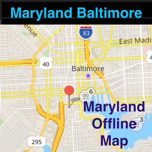 Maryland/Baltimore Offline Map with Real Time Traffic Cameras - Great Road Trip icon