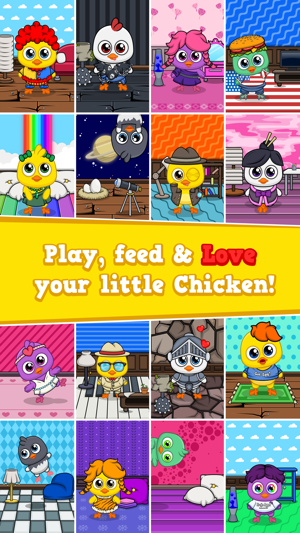 My Chicken Virtual Pet Game App Storeda