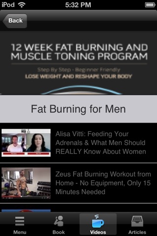 12 Week Fat Burning and Muscle Toning Program screenshot 2