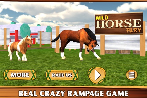 Wild Horse Fury 3D - Real Crazy Animal Rampage Game to Ride & Destroy the City screenshot 3
