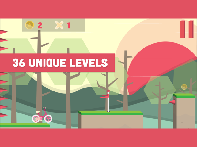 Bike Run - Flat Design Finite Runner, game for IOS