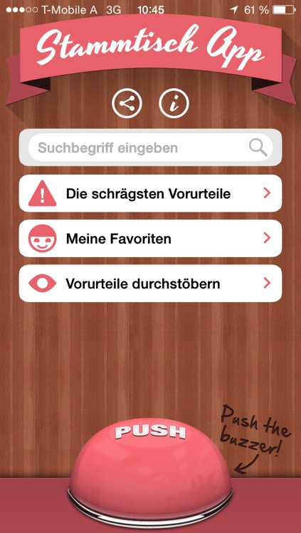 Die Stammtisch App - für Luftverbesserungen über Österreichs Stammtischen!