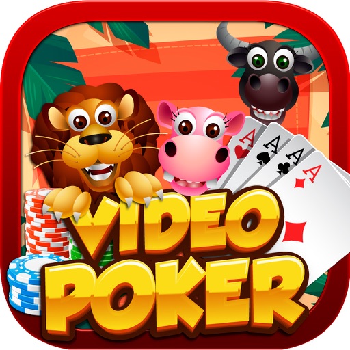 Animal Kingdom VIDEO POKER - Play Jacks or Better Game at Atlantic City Casino with Real Las Vegas Gambling Odds for FREE !