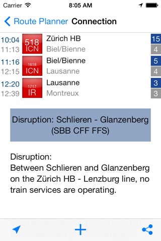 Swiss Transport App screenshot 4