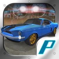 3D Muscle Car V8 Parking Classic Car City Racing Free Game