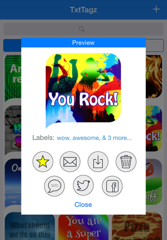 TxtTagz (visually fun texting) screenshot 3
