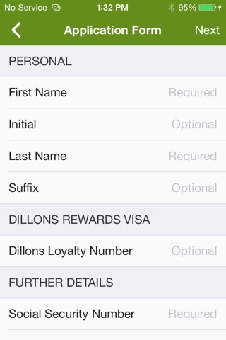 Dillons REWARDS Credit App screenshot 2