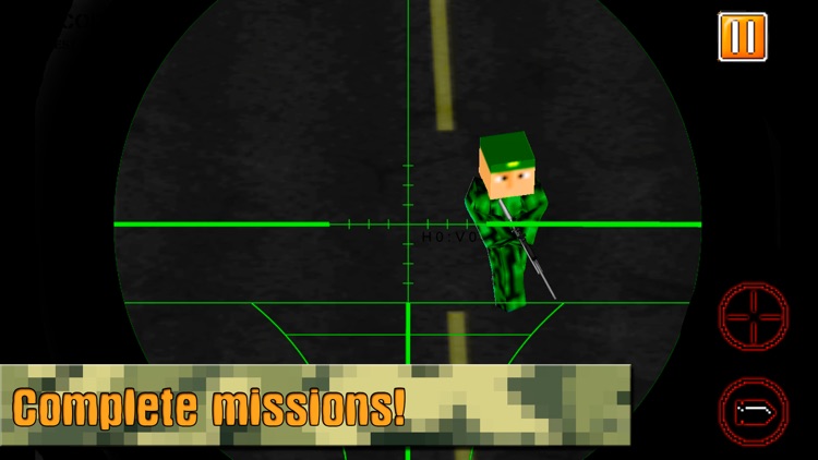 Cube War: City Sniper 3D Full screenshot-3