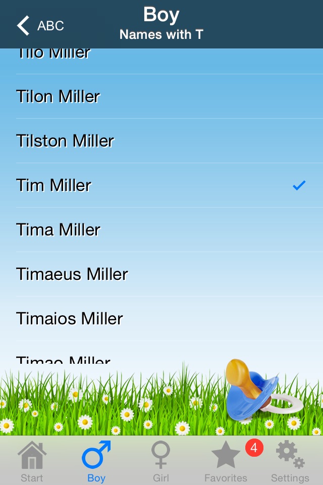 Baby Names - Top 10 Worldwide screenshot 2