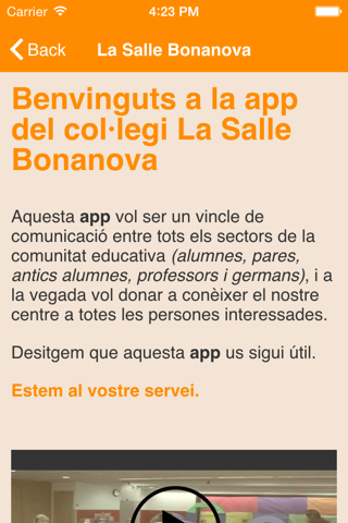 La Salle Bonanova app screenshot 2