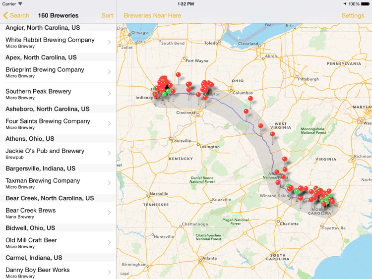 BreweryMap HD screenshot-3