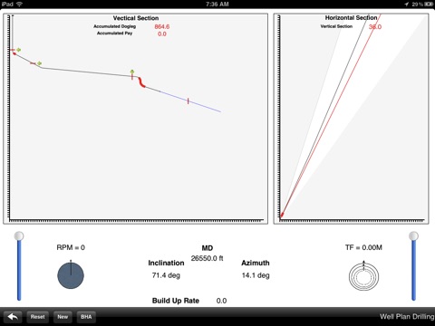 DDSMaxPayHD Directional Drilling Simulator with Well Plan and Geology Modes screenshot 2